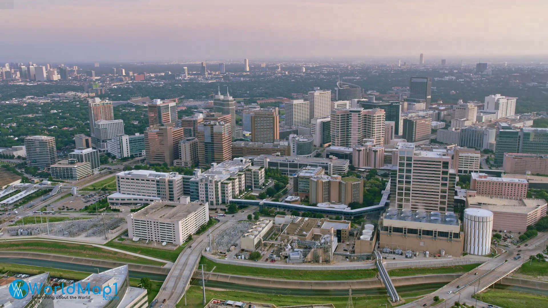 Houston Texas Aerial View